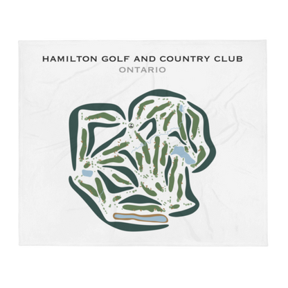 Hamilton Golf and Country Club, Ontario, Canada - Printed Golf Courses