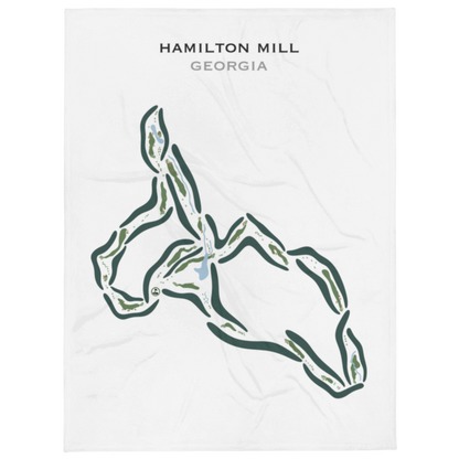 Hamilton Mill, Georgia - Printed Golf Courses