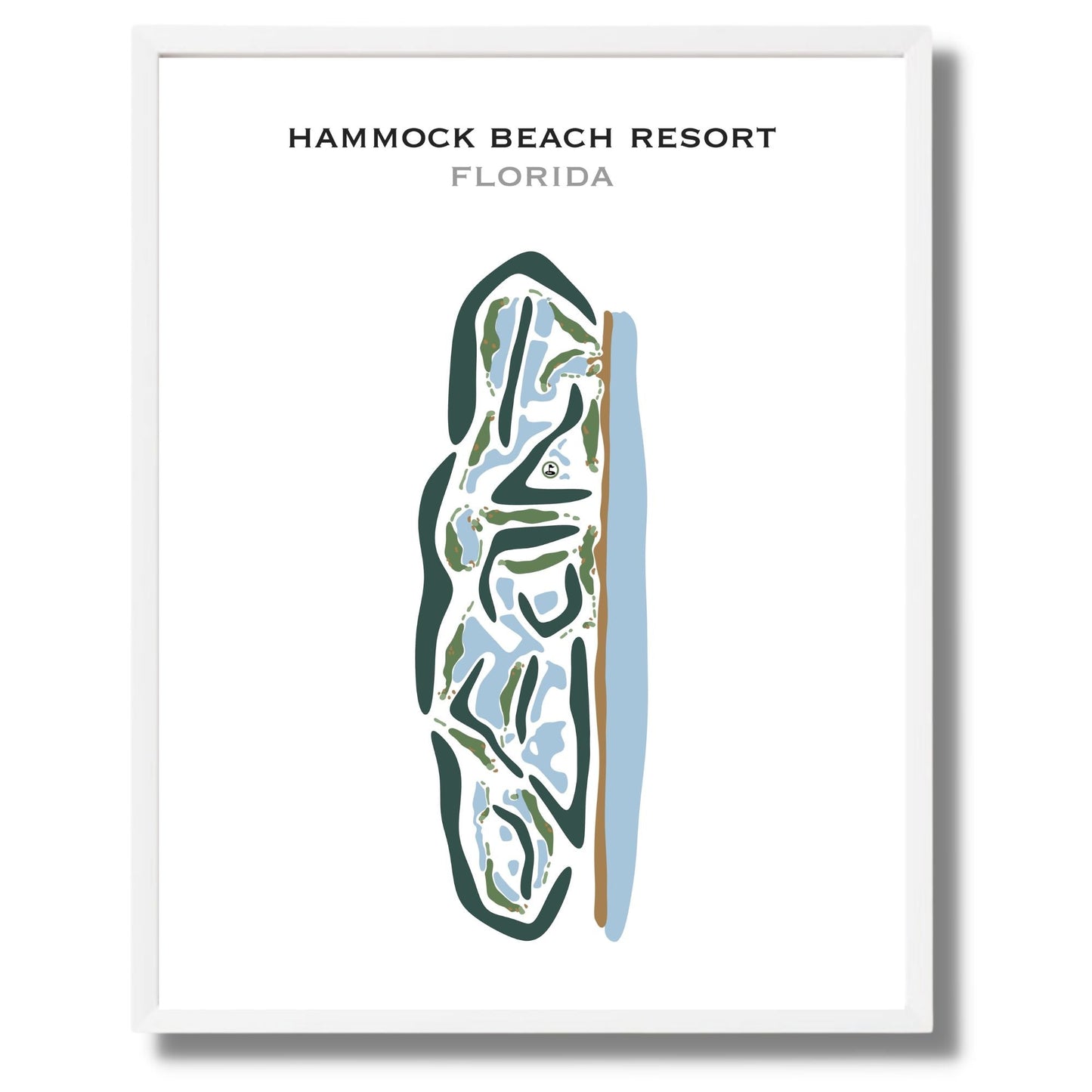 Hammock Beach Resort, Florida - Printed Golf Courses
