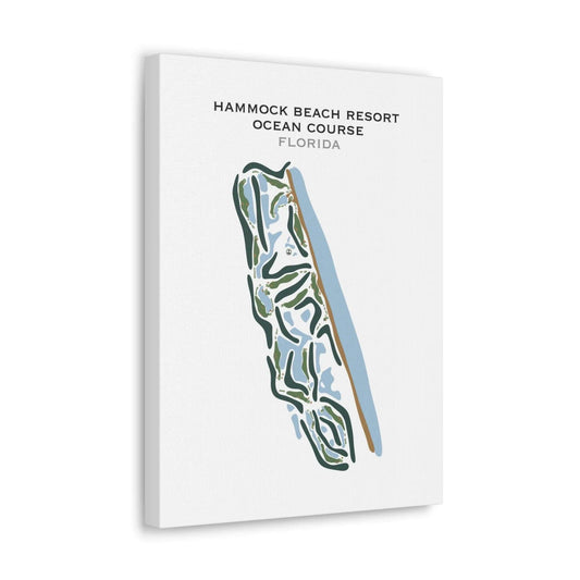 Hammock Beach Resort Ocean Course, Florida - Printed Golf Courses