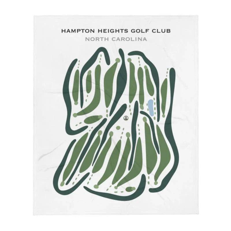 Hampton Heights Golf Club, North Carolina - Printed Golf Courses