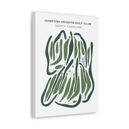 Hampton Heights Golf Club, North Carolina - Printed Golf Courses