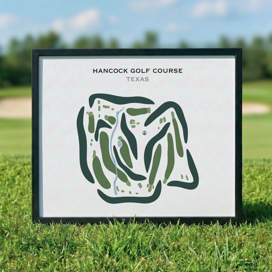 Hancock Golf Course, Texas - Printed Golf Courses