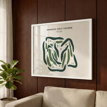 Hancock Golf Course, Texas - Printed Golf Courses
