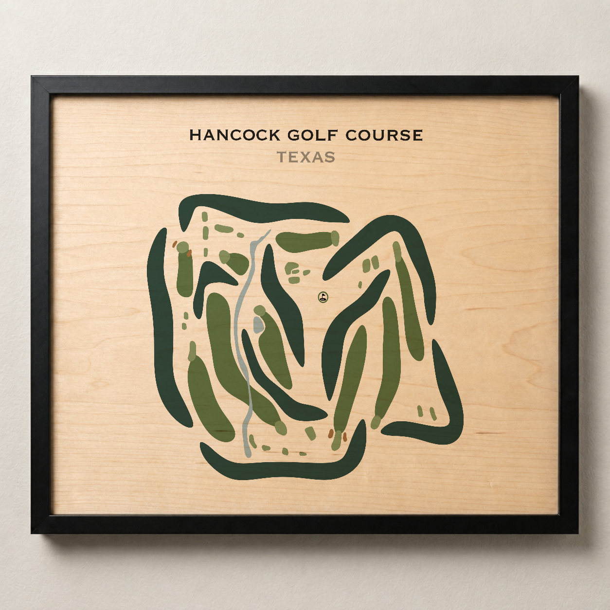 Hancock Golf Course, Texas - Printed Golf Courses