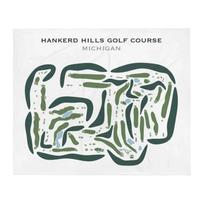 Hankerd Hills Golf Course, Michigan - Printed Golf Courses