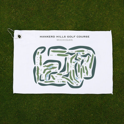 Hankerd Hills Golf Course, Michigan - Printed Golf Courses