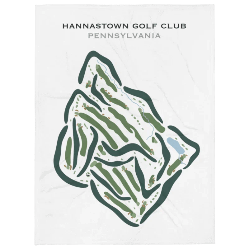 Hannastown Golf Club, Pennsylvania - Printed Golf Course