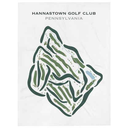 Hannastown Golf Club, Pennsylvania - Printed Golf Course