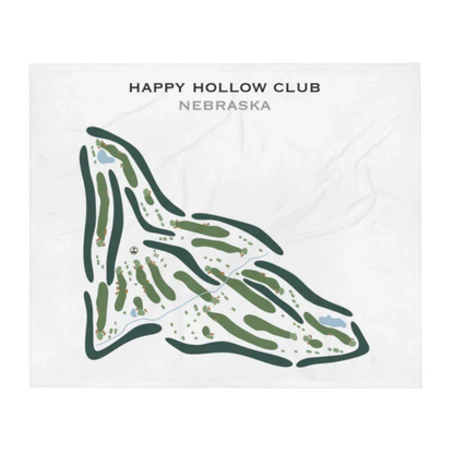 Happy Hollow Club, Nebraska - Printed Golf Course