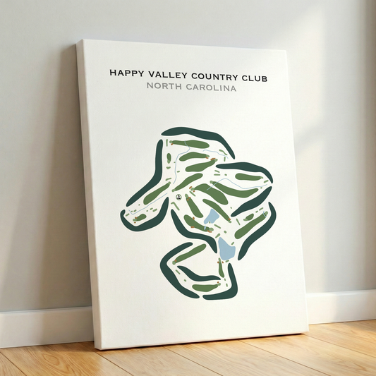 Happy Valley Country Club, North Carolina - Printed Golf Courses