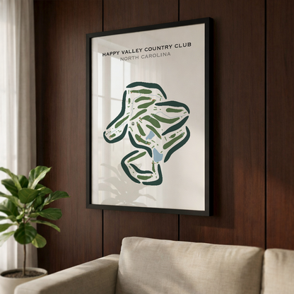 Happy Valley Country Club, North Carolina - Printed Golf Courses