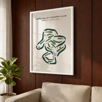 Happy Valley Country Club, North Carolina - Printed Golf Courses