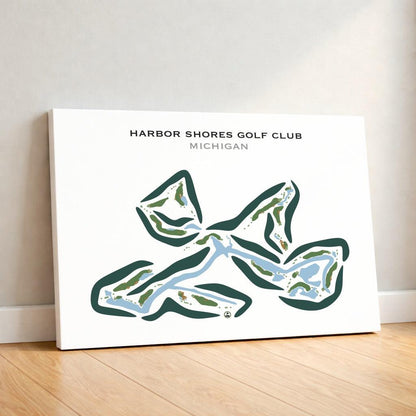 Harbor Shores Golf Club, Michigan - Printed Golf Courses