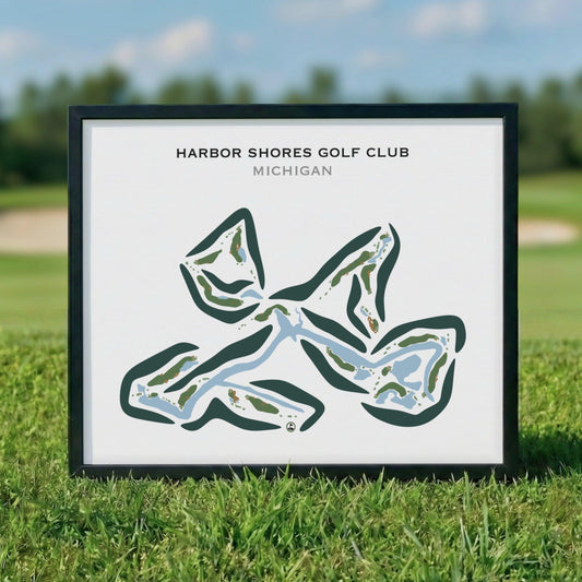 Harbor Shores Golf Club, Michigan - Printed Golf Courses