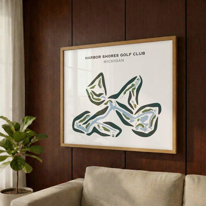Harbor Shores Golf Club, Michigan - Printed Golf Courses