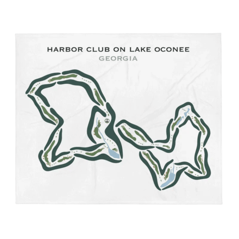 Harbor Club on Lake Oconee Golf Course, Georgia - Printed Golf Courses