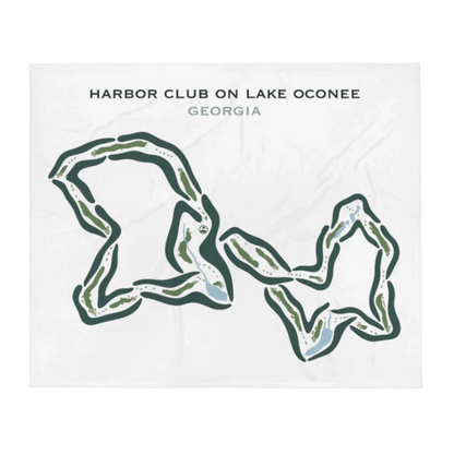 Harbor Club on Lake Oconee Golf Course, Georgia - Printed Golf Courses