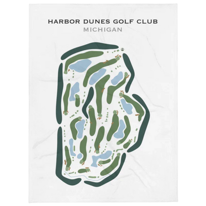 Harbor Dunes Golf Club, Michigan - Printed Golf Courses