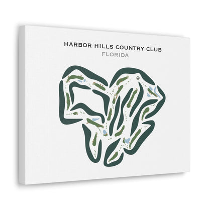 Harbor Hills Country Club, Florida - Printed Golf Courses