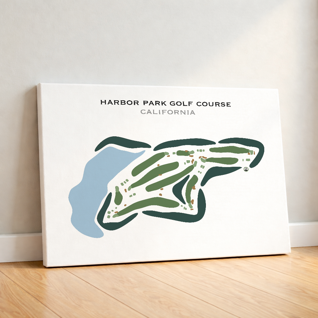 Harbor Park Golf Course, California - Printed Golf Courses