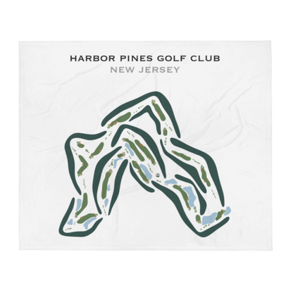 Harbor Pines Golf Club, New Jersey - Printed Golf Courses