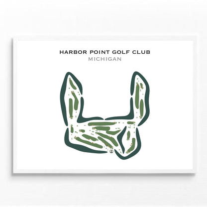 Harbor Point Golf Club, Michigan - Printed Golf Courses