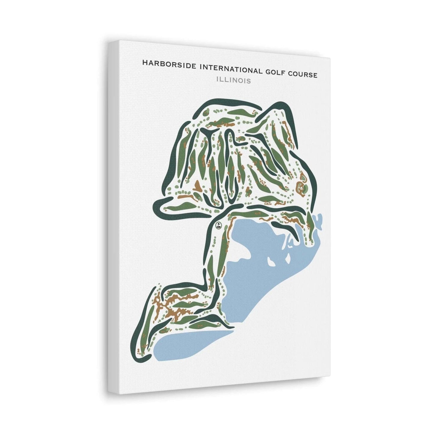 Harborside International Golf Course, Illinois - Printed Golf Courses
