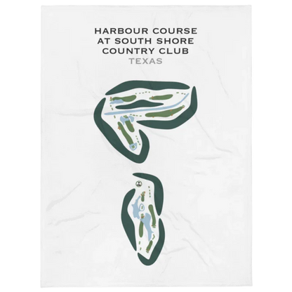 Harbour Course at South Shore Harbour Country Club, Texas - Printed Golf Courses