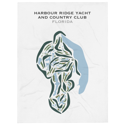 Harbour Ridge Yacht & Country Club, Florida - Printed Golf Courses