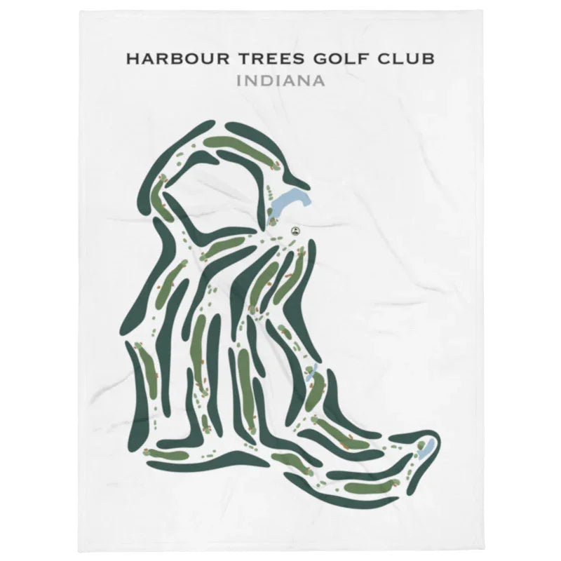 Harbour Trees Golf Club, Indiana(Straight) - Printed Golf Course
