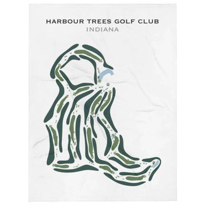 Harbour Trees Golf Club, Indiana(Straight) - Printed Golf Course