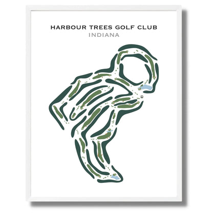 Harbour Trees Golf Club, Indiana - Printed Golf Course
