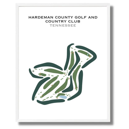 Hardeman County Golf & Country Club, Tennessee - Printed Golf Courses