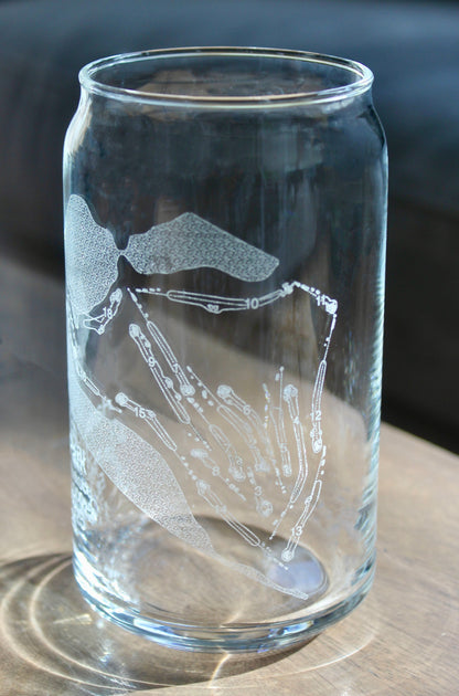 Harding Park Golf Course - Laser Engraved Course Map Glasses