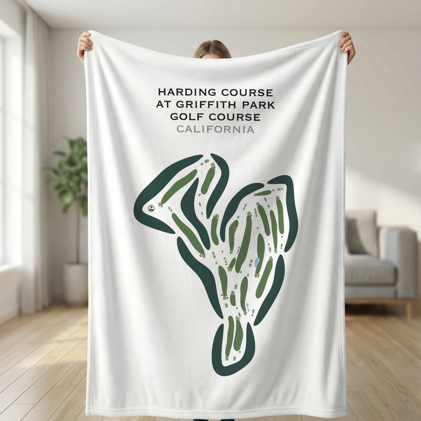 Harding at Griffith Park Golf Courses, California - Printed Golf Courses