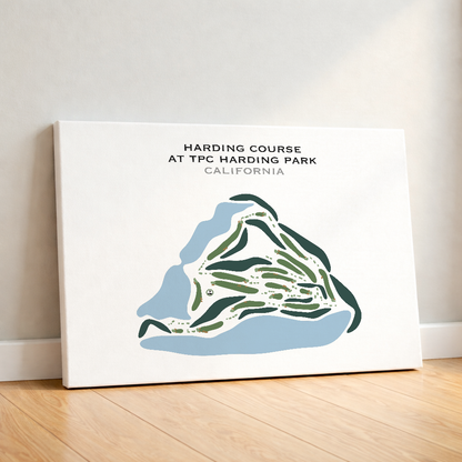 Harding Course at TPC Harding Park, California - Printed Golf Courses
