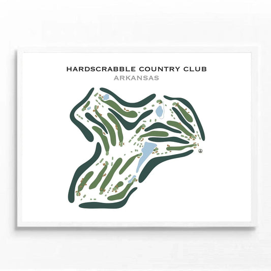 Hardscrabble Country Club, Arkansas - Printed Golf Courses