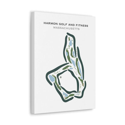 Harmon Golf and Fitness, Massachusetts - Printed Golf Courses