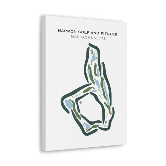 Harmon Golf and Fitness, Massachusetts - Printed Golf Courses