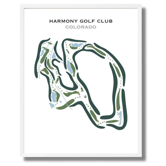 Harmony Golf Club, Colorado - Printed Golf Courses