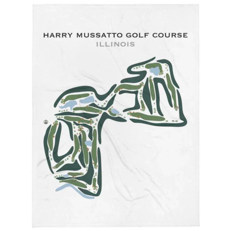 Harry Mussatto Golf Course, Illinois - Printed Golf Courses
