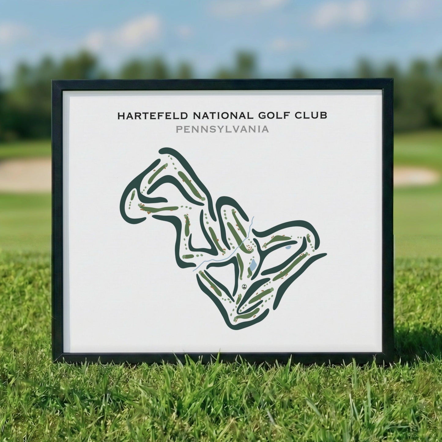 Hartefeld National Golf Club, Pennsylvania - Printed Golf Courses