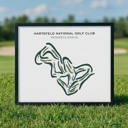 Hartefeld National Golf Club, Pennsylvania - Printed Golf Courses