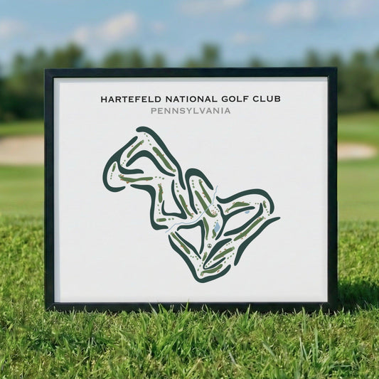 Hartefeld National Golf Club, Pennsylvania - Printed Golf Courses