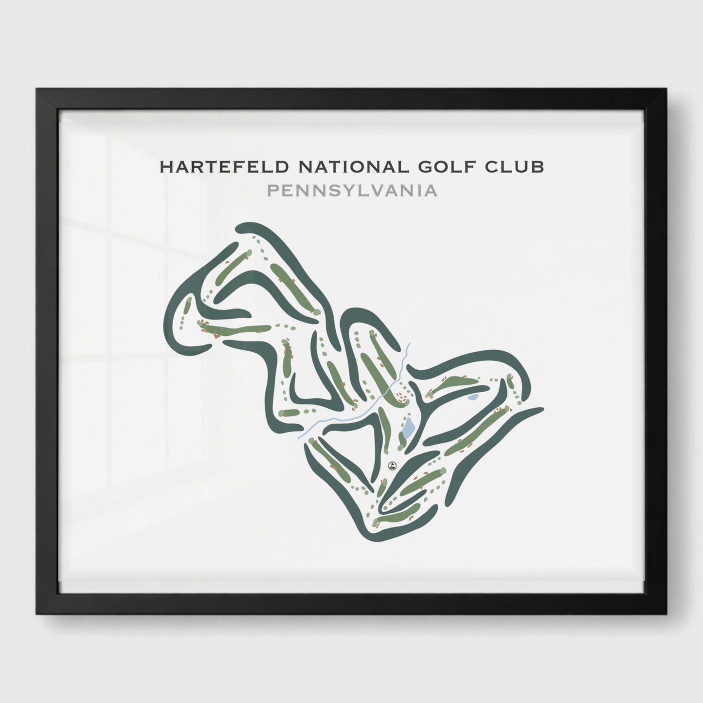 Hartefeld National Golf Club, Pennsylvania - Printed Golf Courses