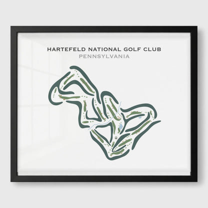 Hartefeld National Golf Club, Pennsylvania - Printed Golf Courses