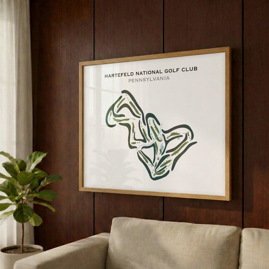 Hartefeld National Golf Club, Pennsylvania - Printed Golf Courses