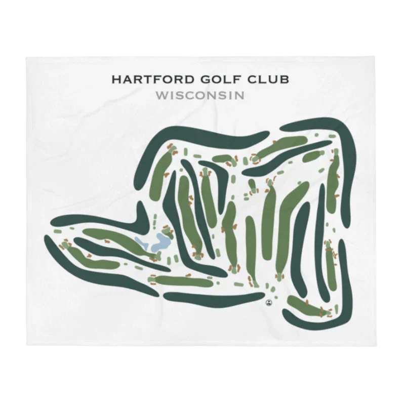 Hartford Golf Club, Wisconsin - Printed Golf Courses