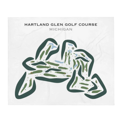 Hartland Glen Golf Course, Michigan - Printed Golf Courses